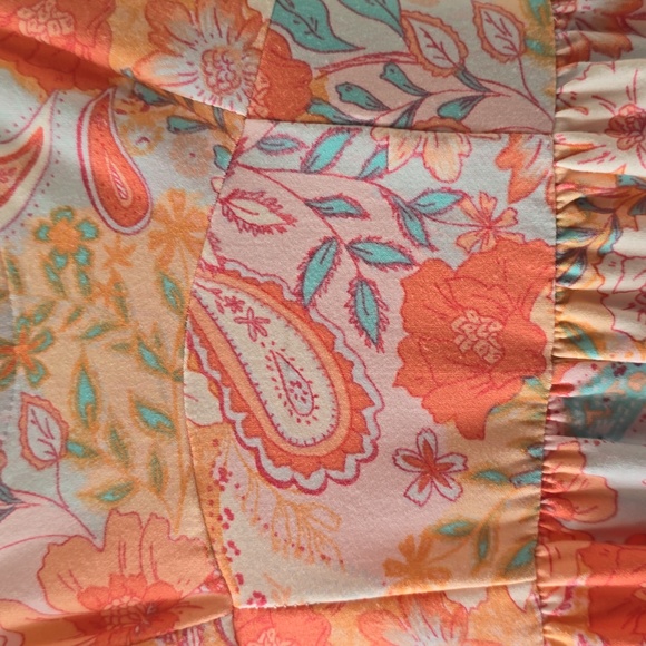 SO BRAND WOMEN'S JUNIOR SCOOPNECK "SKATER" PINK FLORAL ROMPER SIZE SMALL - Picture 5 of 15